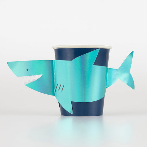 Meri Meri Shark Cups, x8