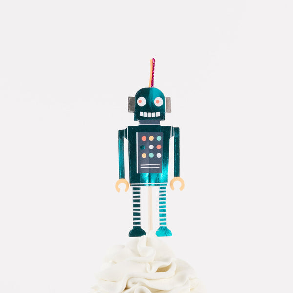 Meri Meri Robot Cupcake Kit, x24 toppers
