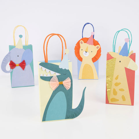 Animal Parade Party Bags (x 8)