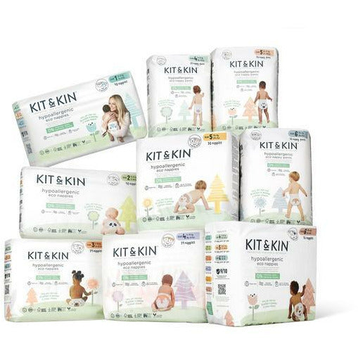 Kit & Kin eco nappies Size 1, 2-5kg (40 pack)