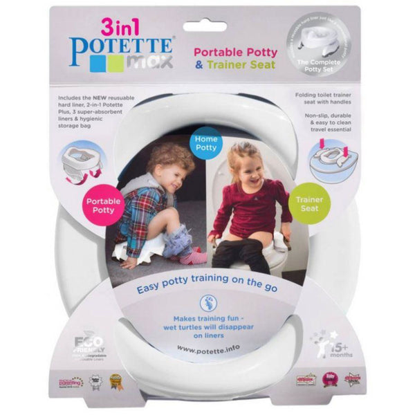 Potette Max 3-in-1 Potty Set, White