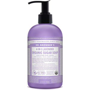 Dr Bronner's Sugar Soap Baby Lavender, 355ml