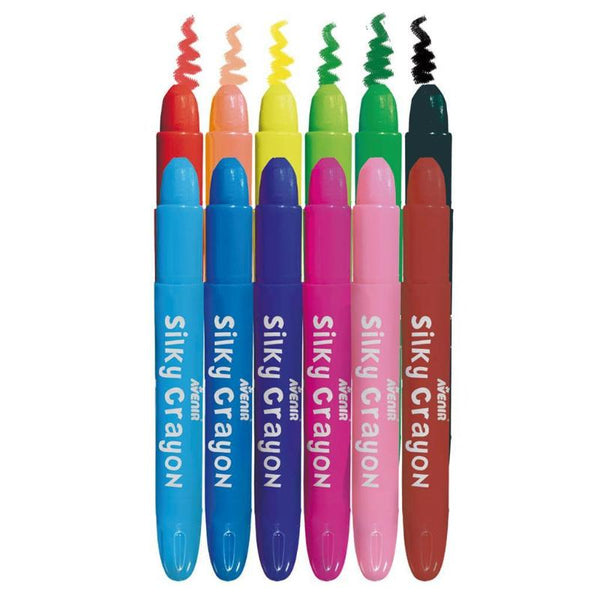 Silky Crayons Polar Bear, 12 Colours