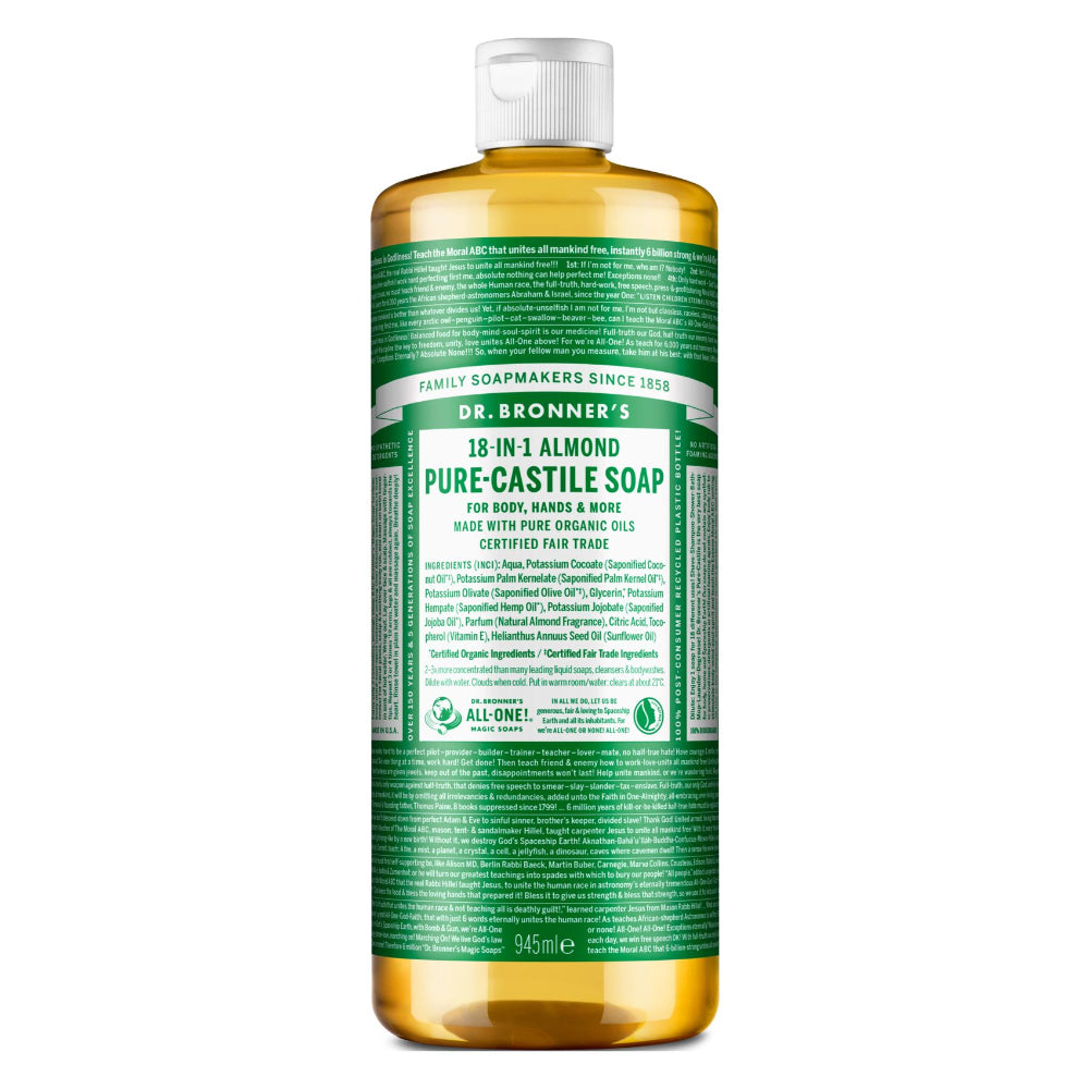 Dr Bronner's Pure Castile Soap Almond, 945ml