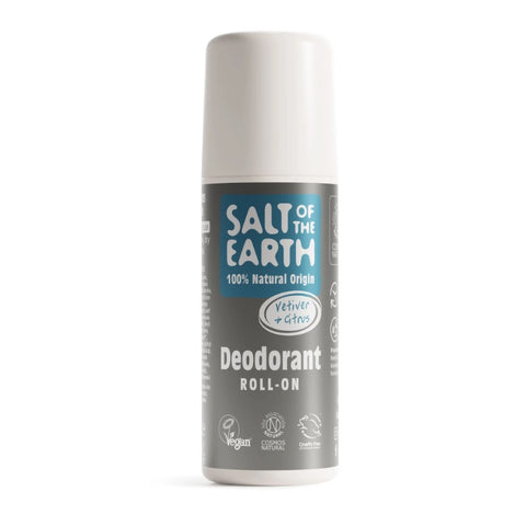 Salt Of The Earth Vetiver & Citrus Refillable Roll-on, 75ml