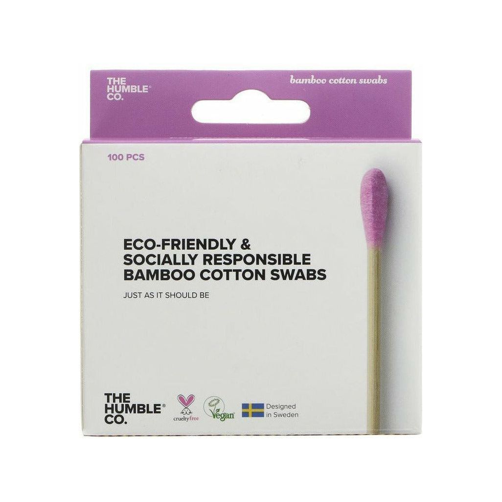 Humble Bamboo Cotton Swab Pink