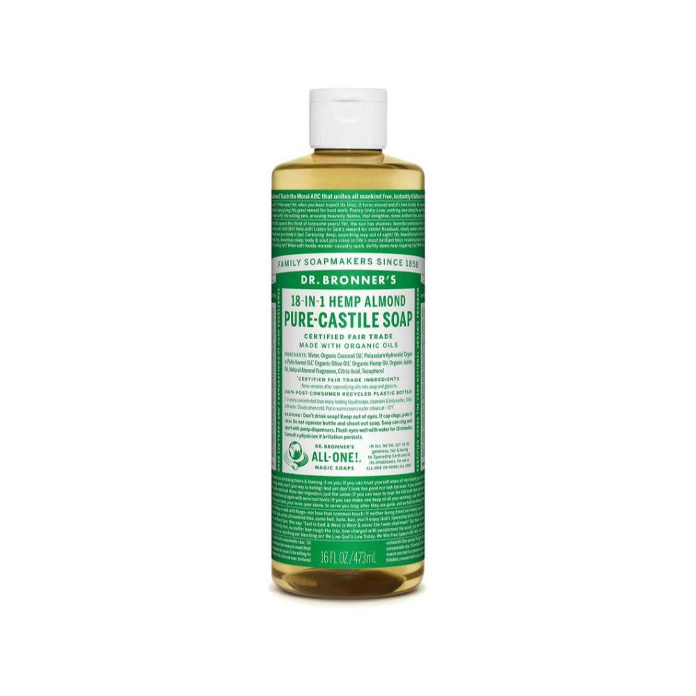 Dr Bronner's Pure Castile Soap Almond, 475ml