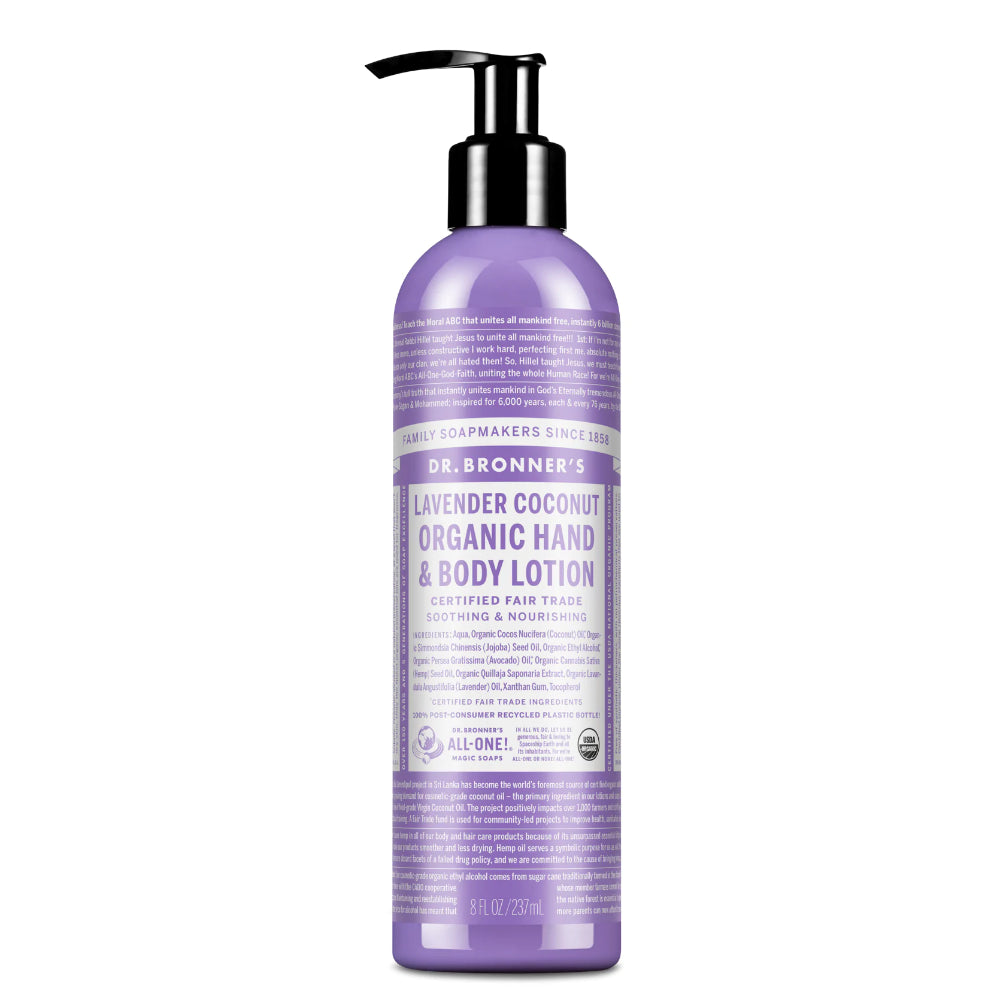 Dr. Bronner's Body Lotion Lavender Coconut, 240ml