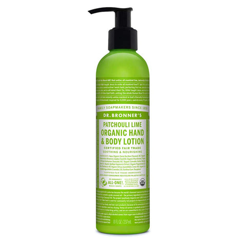 Dr. Bronner's Body Lotion Patchouli Lime, 240ml