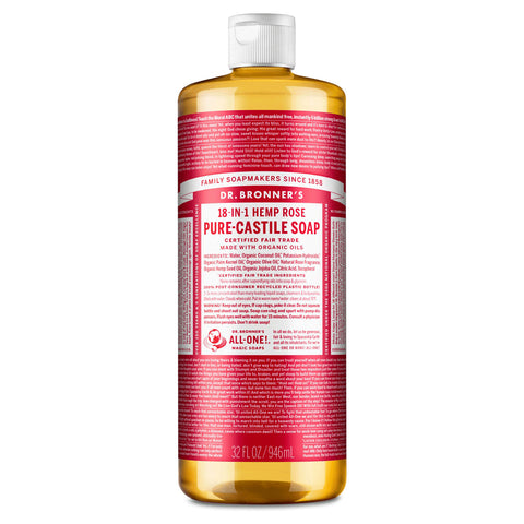 Dr Bronner's Pure Castile Soap Rose, 945ml