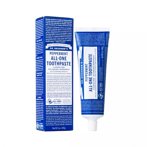 Dr Bronner's Toothpaste Peppermint, 105g