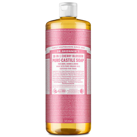 Dr Bronner's Pure Castile Soap Cherry Blossom, 945ml