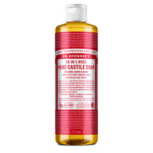 Dr Bronner's Pure Castile Soap Rose, 475ml