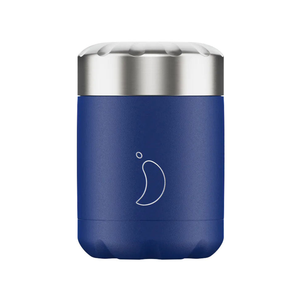 Chilly's - Reusable Food Pot Blue Matte Edition, 300ml