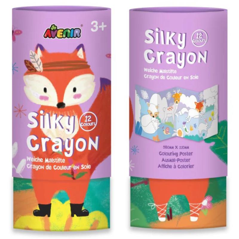 Silky Crayons Fox, 12 Colours