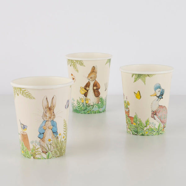 Peter Rabbit In The Garden Cups (x 8)