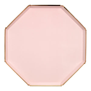 Meri Meri Dusky Pink Dinner Large Plates, x8