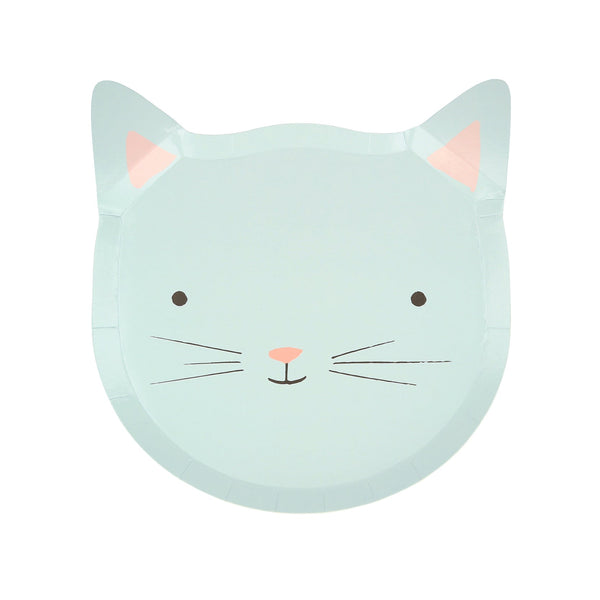 Cute Kitten Plates (x 8)