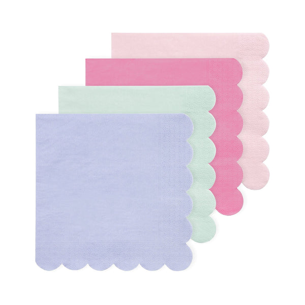 Large Multicolour Paper Napkins (x 20)