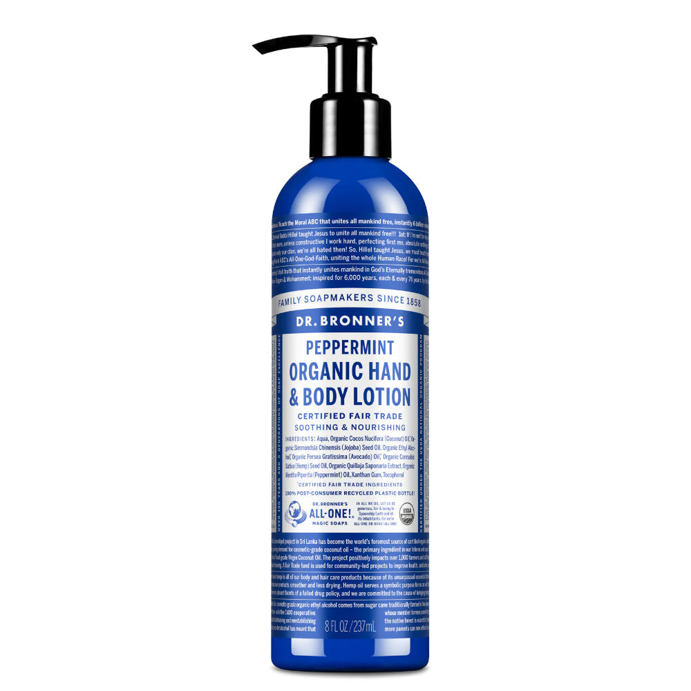 Dr. Bronner's Body Lotion Peppermint, 240ml