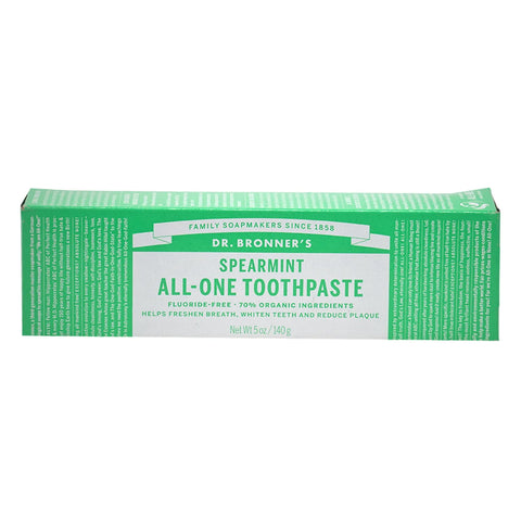 Dr Bronner's Toothpaste Spearmint, 140g