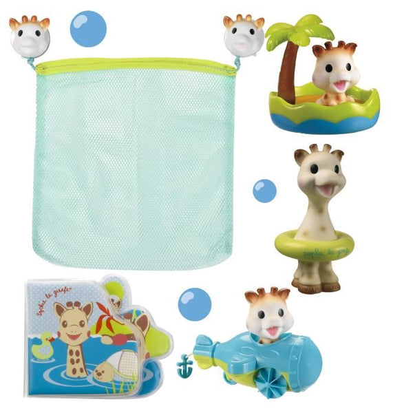 Sophie the Giraffe Bathtime Set ( DISPLAY PRODUCT - THE BOX IS FADED )