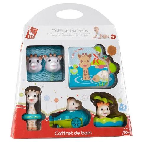 Sophie the Giraffe Bathtime Set ( DISPLAY PRODUCT - THE BOX IS FADED )