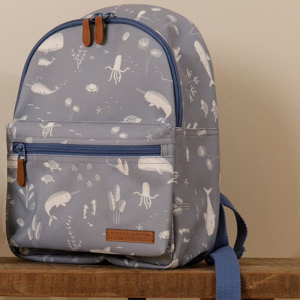Kids backpack Ocean blue