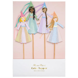 Meri Meri - Magical Princess cake topper x4