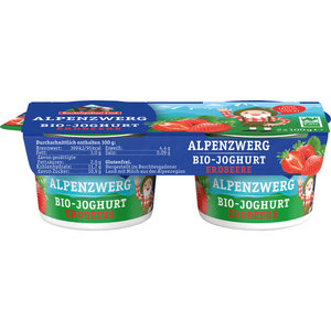 Organic Yogurt for kids - Strawberry, 2x100g