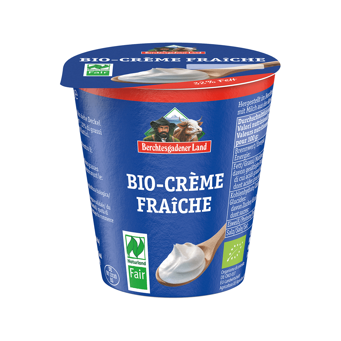 Organic Fresh Cream 32% fat, 150g