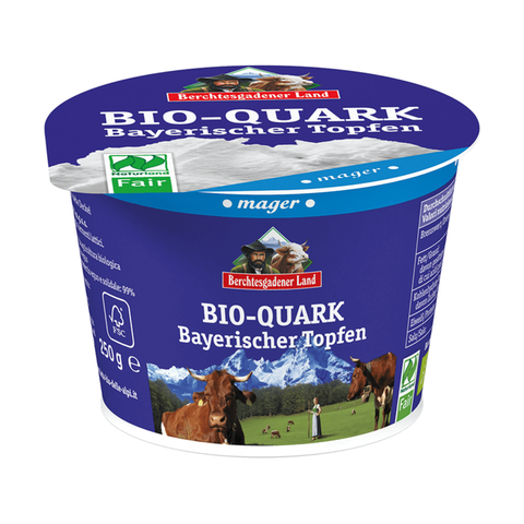 Organic Quark 0% fat in dry matter, 250g - Meats And Eats