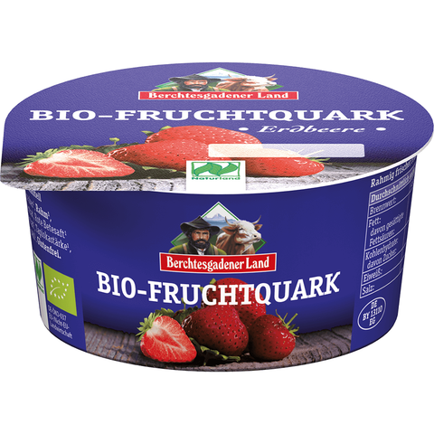 Organic??Quark with strawberry, 10% fat - Meats And Eats