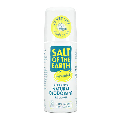 Salt of the Earth - Unscented Natural Roll On Deodorant 75ml