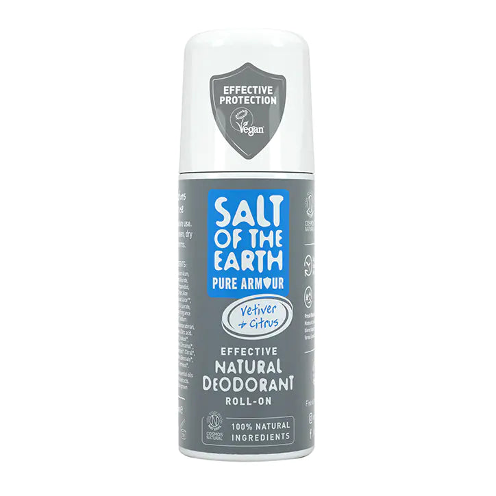 Salt of the Earth - Vetiver & Citrus Natural Deodorant Roll On 75ml