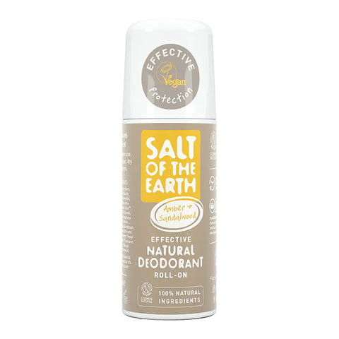 Salt of the Earth - Amber & Sandalwood Roll-On Deodorant 75ml