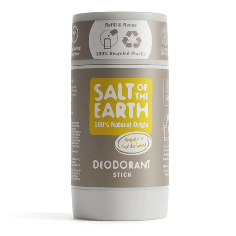 Salt of the Earth - Amber & Sandalwood Natural Deodorant Stick 84g