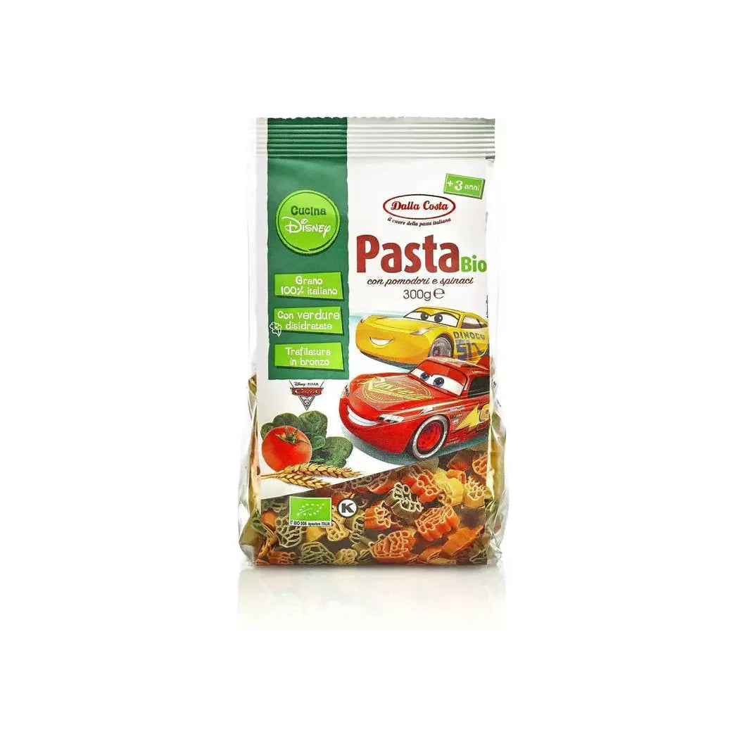 Dalla Costa Cars Organic Pasta With Spinach & Tomatoes 300g