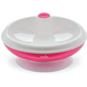 Hot plate with suction cup PINK - Nuvita