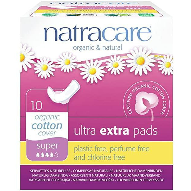 Natracare Ultra Extra Super Pads Wings