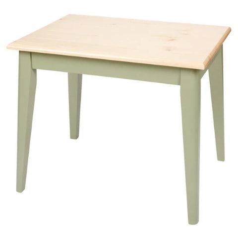 Wooden Table - Olive Green