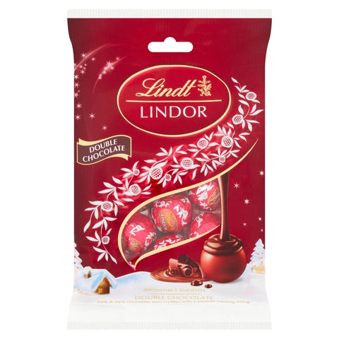Lindor Double Chocolate Mini Truffles 80g