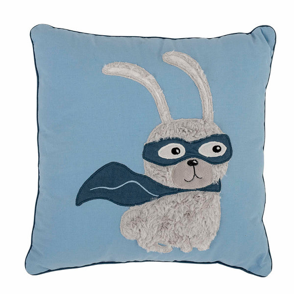 Peta Cushion, Blue, Cotton