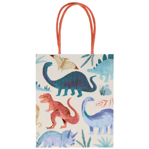 Meri Meri - Dinosaur Kingdom Party Bags, X 8