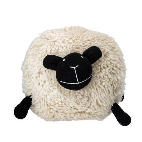 Shaun the sheep Pouf, White, Wool