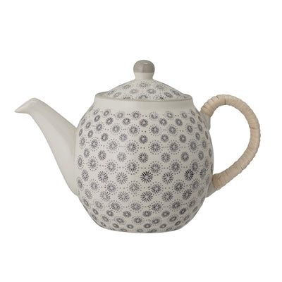 Elsa Teapot, Grey, Stoneware