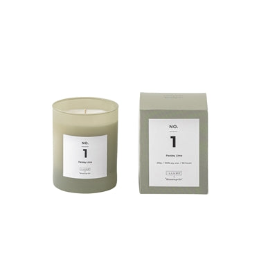 NO. 1 - Parsley Lime Scented Candle, Soy wax