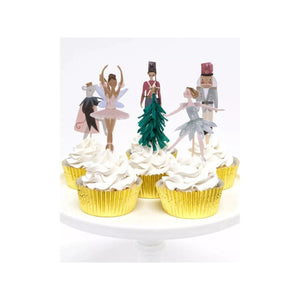 Meri Meri - Nutcracker cupcake kit x24