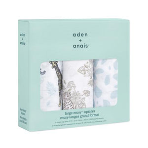aden + anais muslin squares - jungle 3-pack