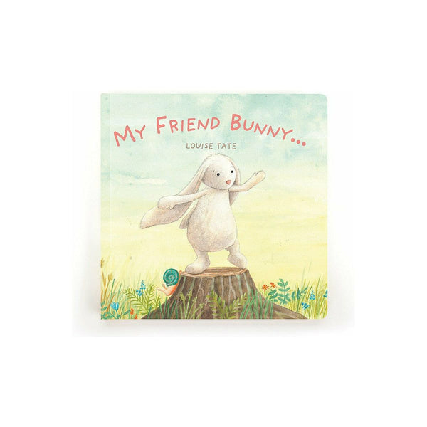 Bashful Silver Bunny + Book
